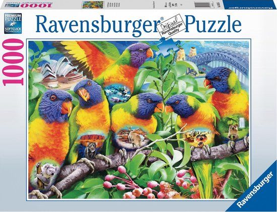 Ravensburger Land van de lorikeets - 1000 stukjes Legpuzzel - 14+