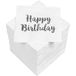 HEKU 'Happy Birthday' cocktailservetten, 3-laags, 25 x 25 cm, 150 stuks