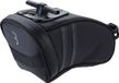 BBB Cycling CurvePack Reflect Zadeltas Fiets - Racefiets Tas Tarpaulin - Reflecterend Tasje - Zwart - Maat L - BSB-13L
