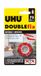 UHU Doublefix - Dubbelzijdig plakband, onzichtbaar, extra sterk, 75 kg/rol, binnen en buiten, meerdere ondergronden: metaal, tegels, kunststof, glas, hout, steen - rol van 1,50 m x 19 mm