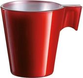 Luminarc Billiet - Vanlaere 4x Espresso kopje rood - Rood koffiekopje 80 ml