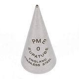 PME Naadloze RVS Supatube Writer No. 0, Zilver, 1,72 x 1,72 x 3,8 cm