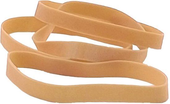 Liens Elastiek 87 - 120x10mm - 500g - Bruin