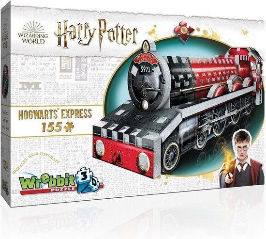 Wrebbit Harry Potter - Hogwarts Express - 3D Puzzel 155 stukjes
