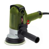 Dino KRAFTPAKET 640340 Heavy Duty 8mm-900W verticale excentrische polijstmachine met geforceerde rotatie en 2 x steunplaten 125 mm, 6 m zachte kabel voor auto, boot