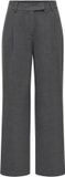Only Broek Onldeluxe Hw Straight Pant Pnt 15373448 Medium Grey Melange Dames Maat - W25 X L32