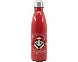 Super Mario Stainless Steel Water Bottle - 780ml - Multicolor