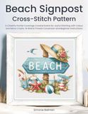 Beach Signpost Cross Stitch Pattern