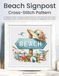 Beach Signpost Cross Stitch Pattern