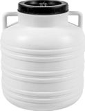 Vershouddoos Browin Kunststof ton met deksel en handgrepen Biowin 10L wit