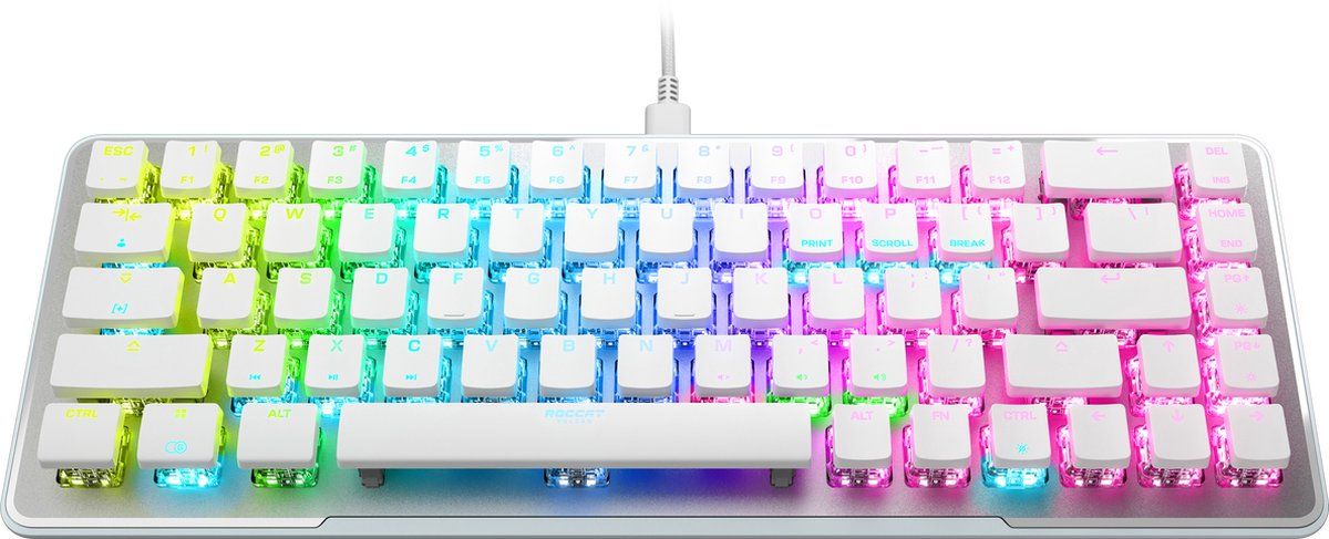 Roccat Vulcan II Mini - Bedraad Gaming Toetsenbord - US Layout - Wit