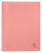 Exacompta - Ref. 88377E - Doos van 10 showmappen in soepele PP Chromaline Pastel - 30 glasheldere gladde tassen - 60 zichten - zachte doorschijnende omslag - A4 - afmeting 24 x 32 cm - koraal.