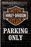Nostalgic Art Harley Davidson Plaque murale en métal 20-30cm