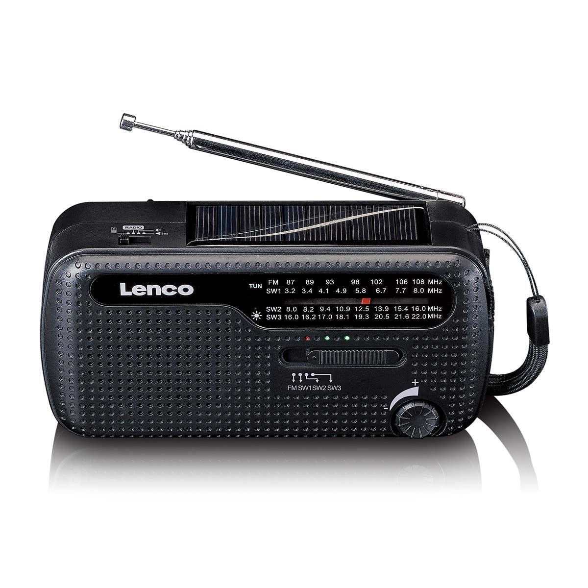 Lenco MCR-113BK Draagbare Radio - FM - Zwart