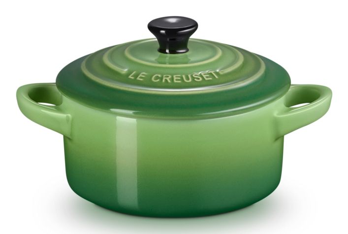 Le Creuset Mini Braadpan - Signature - Bamboo - 10 cm / 250 ml - Groen