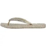 Ilse Jacobsen Slippers met grove glitter CHEERFUL03G - 780 Platin