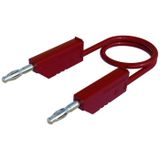 SKS Hirschmann Test & Measurement Hirschmann CO MLN 50/1 Meetsnoer Banaanstekker 4 mm 0.50 m Rood