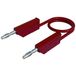 SKS Hirschmann Test & Measurement Hirschmann CO MLN 50/1 Meetsnoer Banaanstekker 4 mm 0.50 m Rood