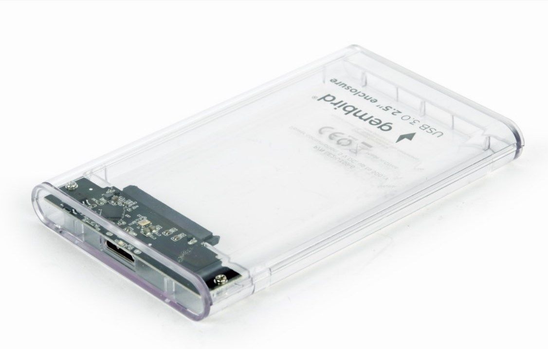 Gembird EE2-U3S9-6 - Behuizing voor opslagstations - Transparant