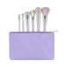 ILU Basic Set 6 Makeup Brushes with Unicorn Pastel Bag