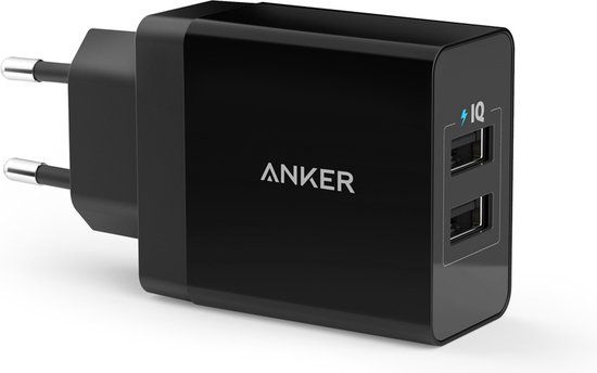 Anker PowerPort 2 24W Zwart