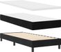 vidaXL Boxspring bed met hoofdeinde Zwart 200 x 80 cm Fluweel