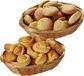 Kesper Brood/fruit mandje - 2 stuks - lichtbruin - ovaal - L24 x B20 x H6 cm