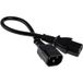 Rs Pro - Câble d'alimentation, noir, connecteur C13, IEC vers C14, CEI, 300 mm