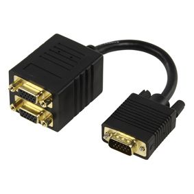HQ CABLE-560 - Video splitter - zwart