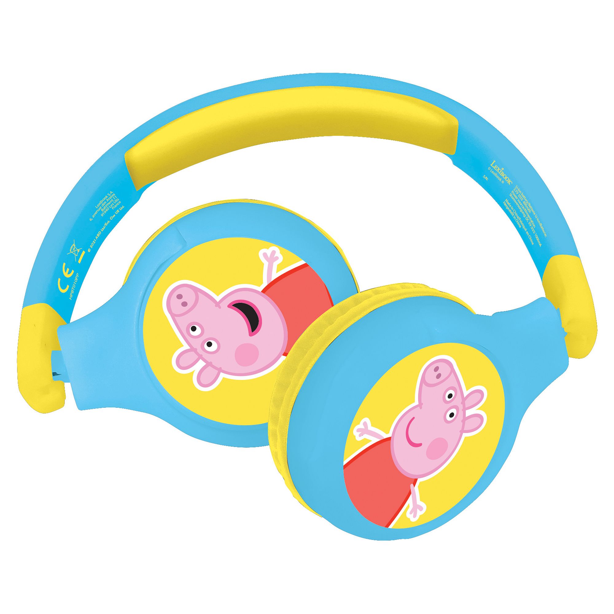 Lexibook HPBT010PP Peppa Pig Bluetooth Hoofdtelefoon - Draadloos & Bedraad - Multi-Color
