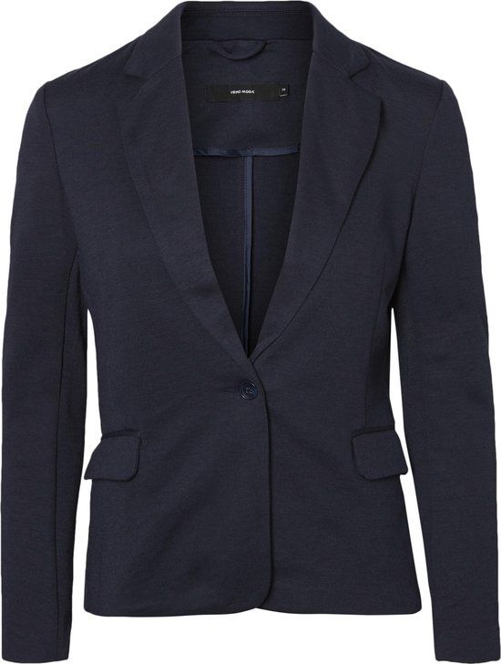 Vero Moda VMJULIA LS BLAZER DNM NOOS Dames Blazer - Maat 34 - Total Eclipse