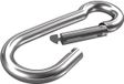 dörner + helmer 4915034 Karabijnhaak roestvrij staal A2 4 mm x 40 mm 20 stuk(s)