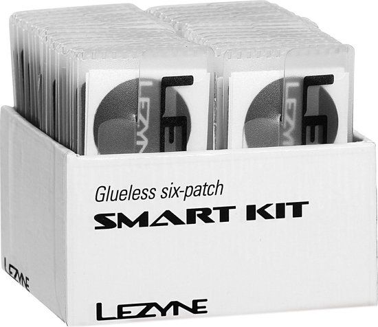 Lezyne Smart Patch Kit - Zelfklevende Bandenplakset - Ultiem Compact - Staal