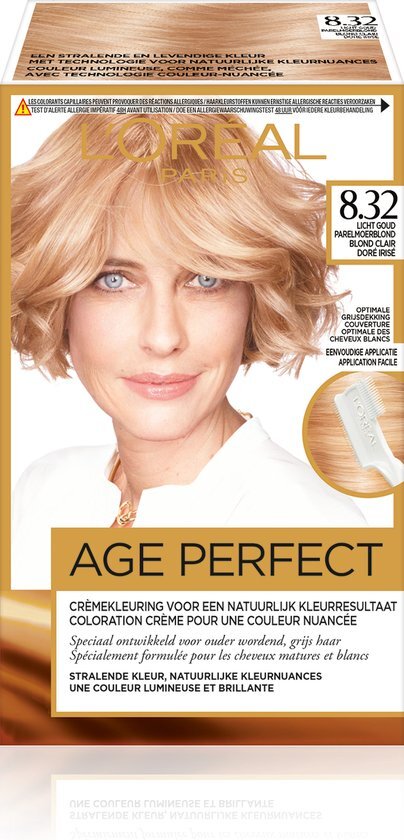 L'Oréal Age Perfect Color Age Perfect 8.32 - Licht Goud Parelmoerblond - Haarverf