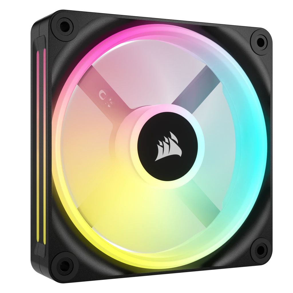 Corsair iCUE LINK QX120 RGB 120mm Magnetische Koepel RGB Ventilator - Uitbreidingsset - Zwart