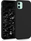kwmobile telefoonhoesje geschikt voor Apple iPhone 11 - Back cover in mat zwart