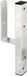 Alberts 214432 U-paalhouder