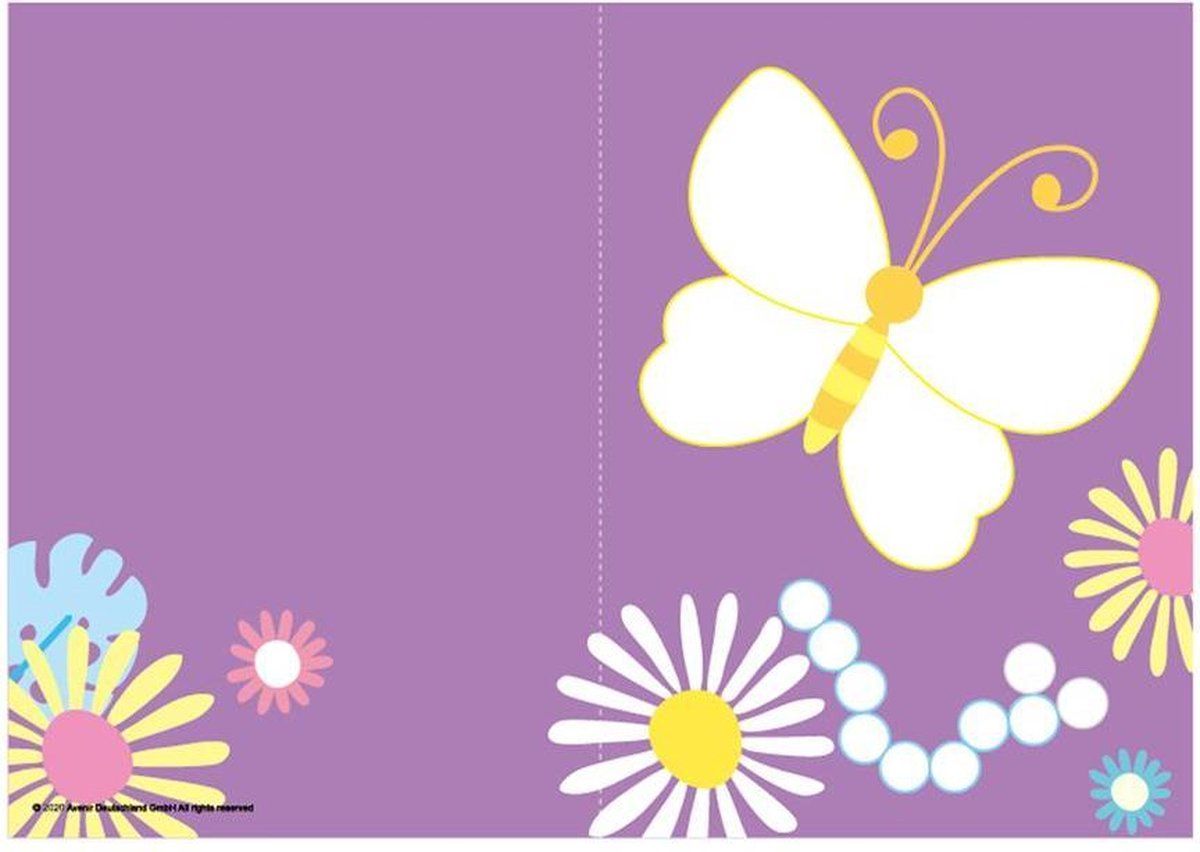 Avenir Quilling-set vlinder - Knutselset voor kinderen