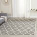 Safavieh Tapijt, polypropyleen, 90 x 150 cm, donkergrijs/beige