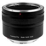 Fotodiox Pro Lens Mount Adapter - Rolleiflex SL66 Serie Lens naar Canon EOS EF/EF-s DSLR Camera