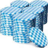 KADAX Potdeksels Fi 82 mm Set van 50 Blauw