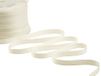 Furlanis - Dubbel satijnen lint, Italiaanse stof - melk, 10 mm x 100 m