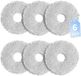 PromoHome® 6 pièces tampons de remplacement pour serpillière pour Dreame L10s Ultra Gen 2, X40/X50 Ultra Complete, L40 Ultra AE, L10s Pro Gen 2/3, L10s Plus/Ultra