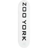 Zoo York Skateboard Deck Classic Logo Block (7.75" - Wit)