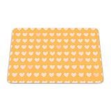 Bonamaison Rechthoekige muismat, digitaal bedrukt, antislip onderkant, voor kantoor en thuis, 22 x 18 cm