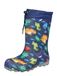 BECK Regenlaarzen blauw / gemengde kleuren
