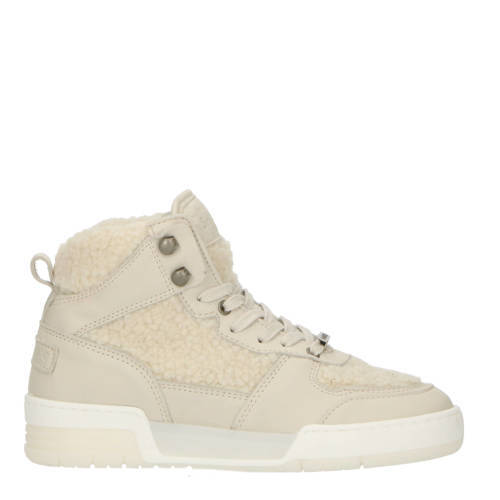 Shabbies Amsterdam Shabbies Amsterdam Revin leren sneakers ecru/off white