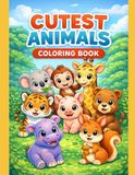 Cute Animals Coloring Book