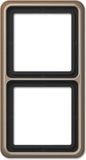 Jung CD582GB Afdekking Frame 2-voudig Brons