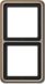 Jung CD582GB Afdekking Frame 2-voudig Brons